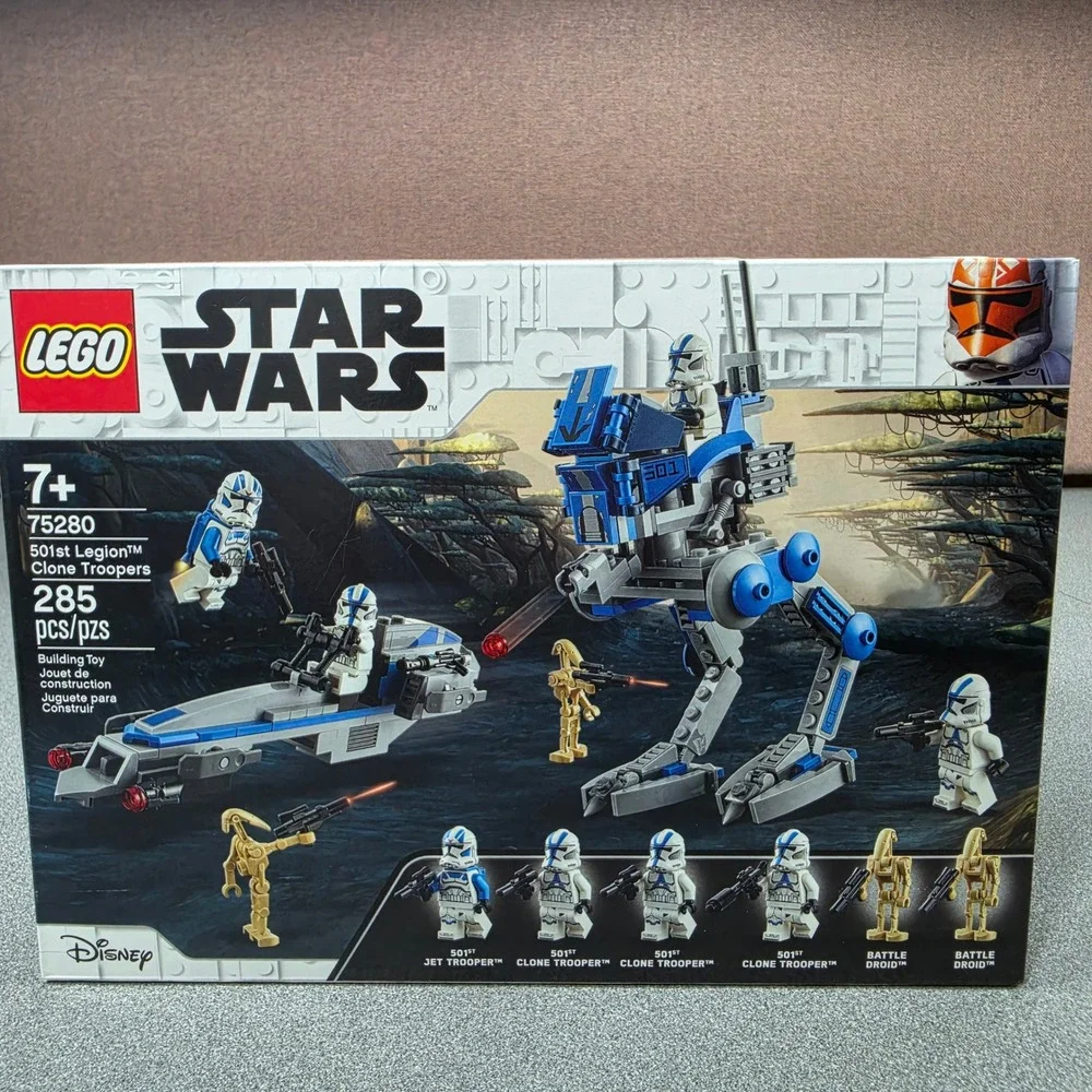 LEGO Star Wars 75280 501st Legion Clone Troopers Set NEW Sealed Retired 285 Pcs